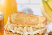 Honey and Banana Grilled Cheese Sandwich Recipe