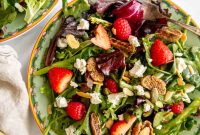 Berry & Fig Salad with Goat Cheese and Vanilla Vinaigrette