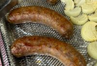 Air Fryer Italian Sausage with Peppers and Onions Recipe