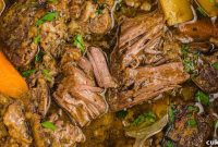 Oven-Braised Beef Pot Roast Recipe for Tender, Juicy Meat