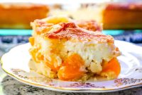 Peach and Cream Layer Cake Recipe — Summer Dessert with Fresh Peaches