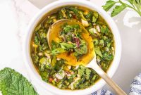 Fresh Mint Chimichurri Sauce Recipe for Grilled Meats & Veggies