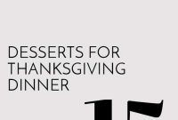 15 Thanksgiving Desserts to Impress Your Dinner Guests