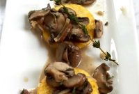 Creamy Polenta with Garlic Mushrooms Recipe
