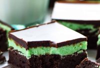 Fudgy Flourless Mint Chocolate Brownies — Gluten-Free Recipe