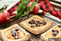 Christmas Apple Pie Puff Pastry Squares Recipe