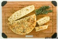 No‑Knead Skillet Focaccia with Rosemary and Pine Nuts