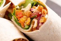 Spicy Buffalo Chickpea Wrap Recipe for Vegetarians