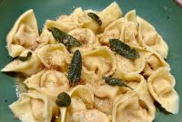 Butternut Squash Tortellini in Sage Brown Butter Sauce