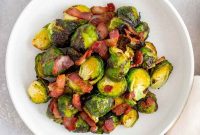 Crispy Air-Fryer Brussels Sprouts with Garlic and Parmesan