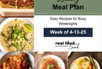 Weekly Meal Plan: April 13–19, 2025