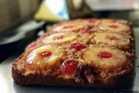 Moist Nectarine Upside-Down Cake Recipe With Caramelized Fruit