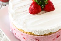 Gluten-Free Vegan Strawberry Ice Cream Cake Recipe