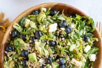 Blueberry, Avocado & Sunflower Seed Chopped Salad Recipe