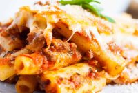 Creamy Baked Ziti with Cheesy Tomato Sauce