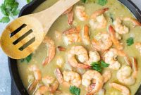Authentic Thai Shrimp Curry with Coconut Milk and Lime