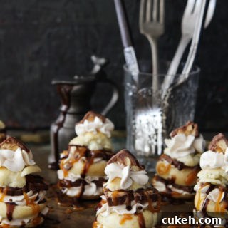 Snickers Profiteroles