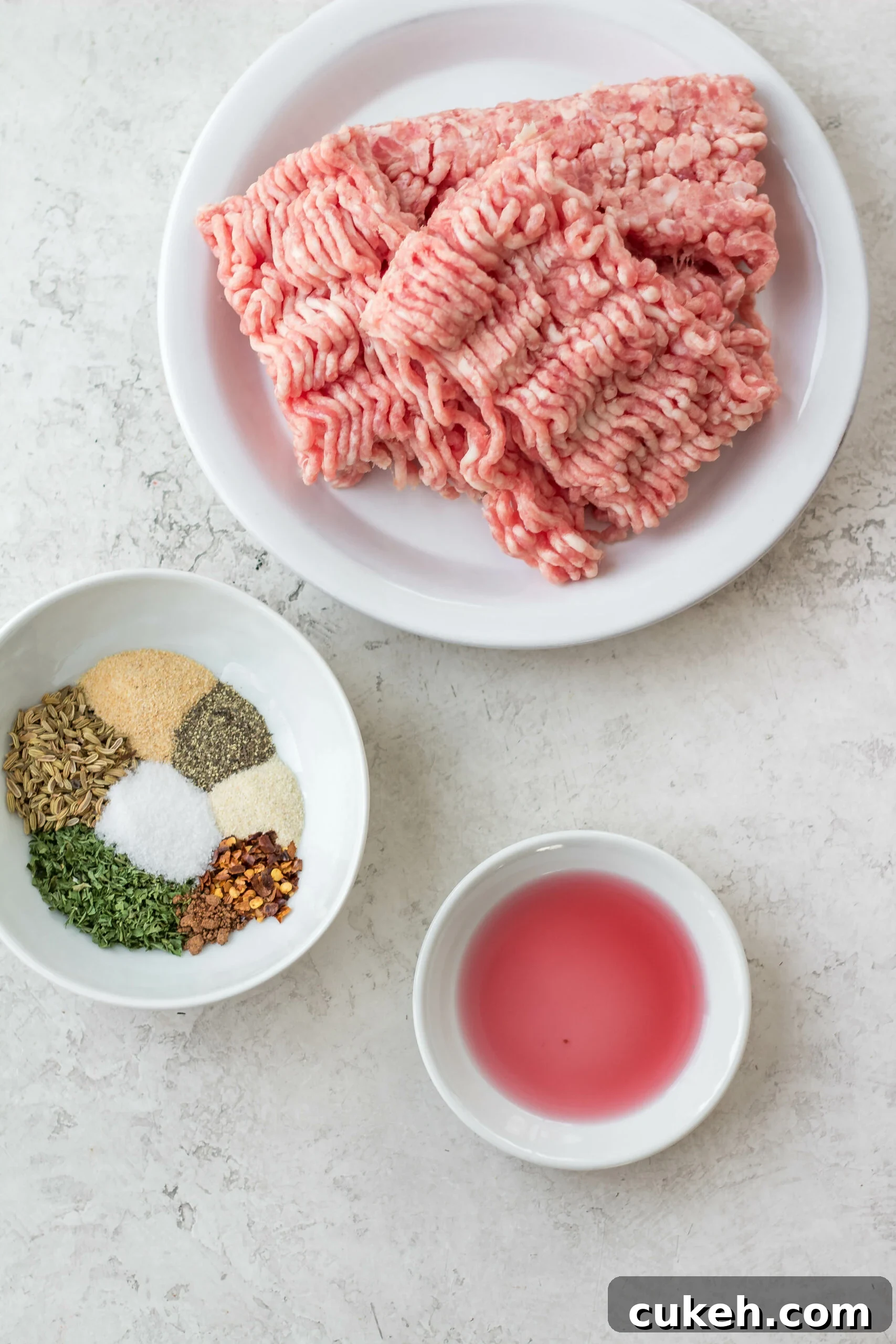 Homemade Italian Sausage Ingredients Homemade Italian Sausage Ingredients