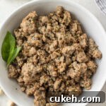 This homemade italian sausage is  Whole30 and paleo. It is gluten free and sugar free and is the best way to have a healthy Italian sausage on hand. This recipe uses a few staple ingredients you likely already have on hand and is fast and easy to make. Plus it can be frozen for later or used right away! Stop looking for paleo italian sausage at the store and make your own! #Whole30recipes #healthyporkrecipes #glutenfreepork