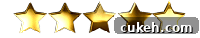 5 golden stars for rating recipes