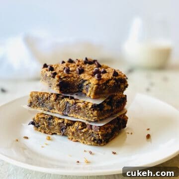 chick pea blondies