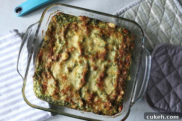 Low-Carb Spinach and Ricotta Casserole Recipe 3 Low Carb Spinach and Ricotta Bake