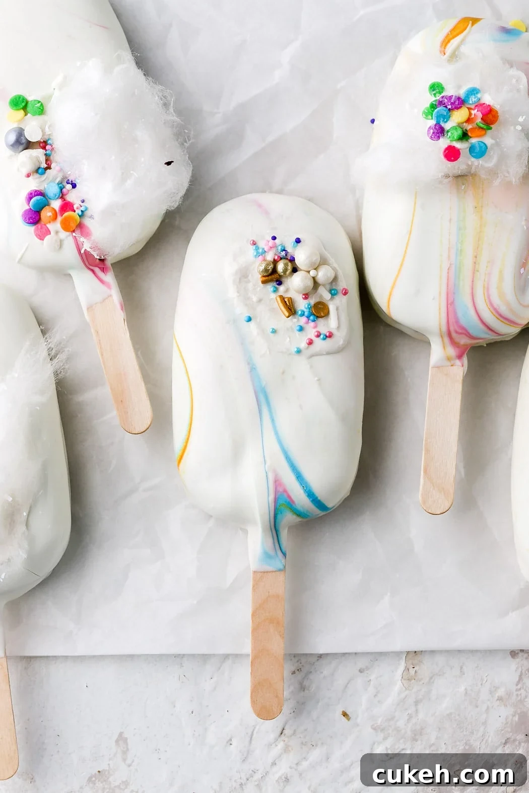 cakesicles made the dipping method