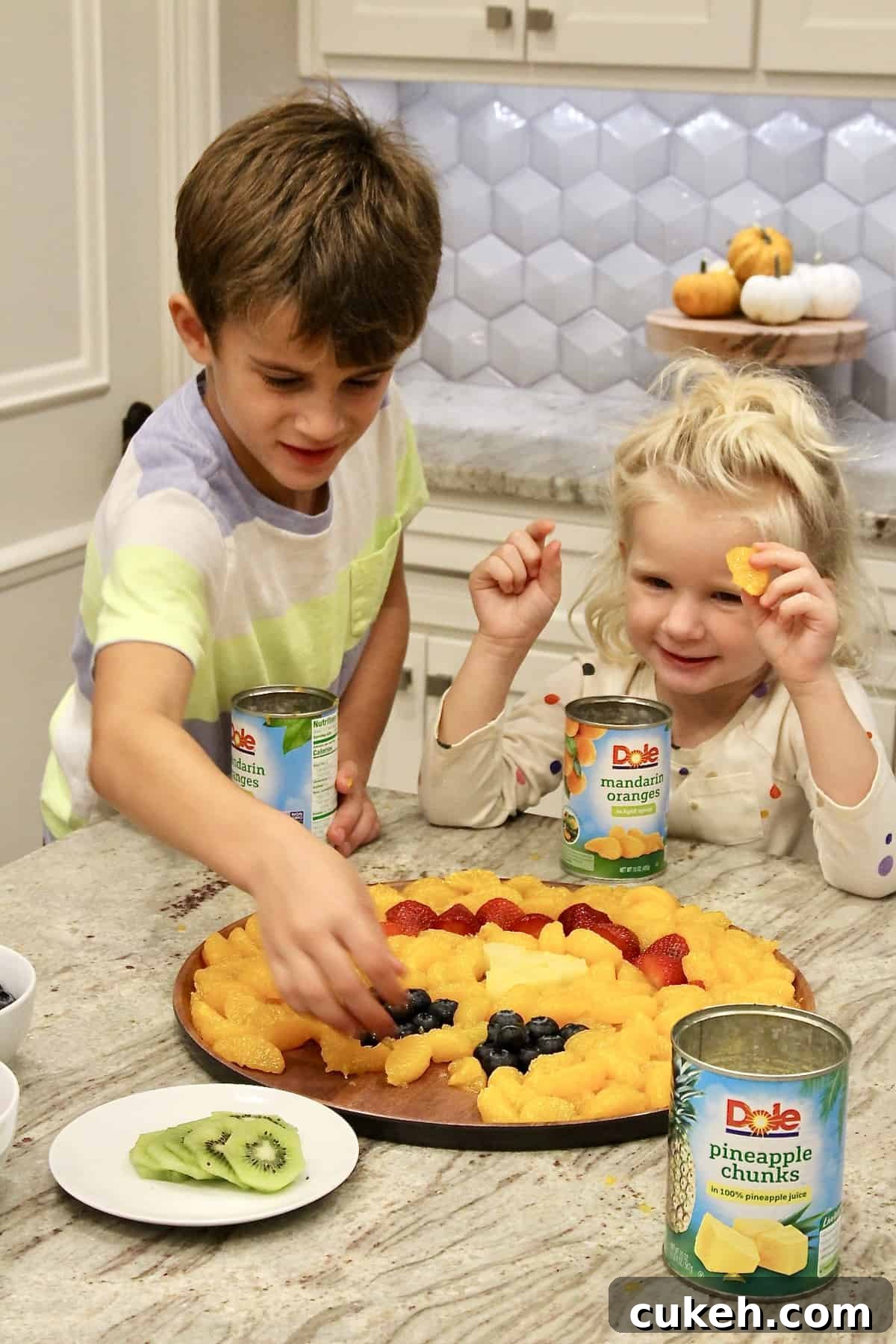 Pumpkin Fruit Platter