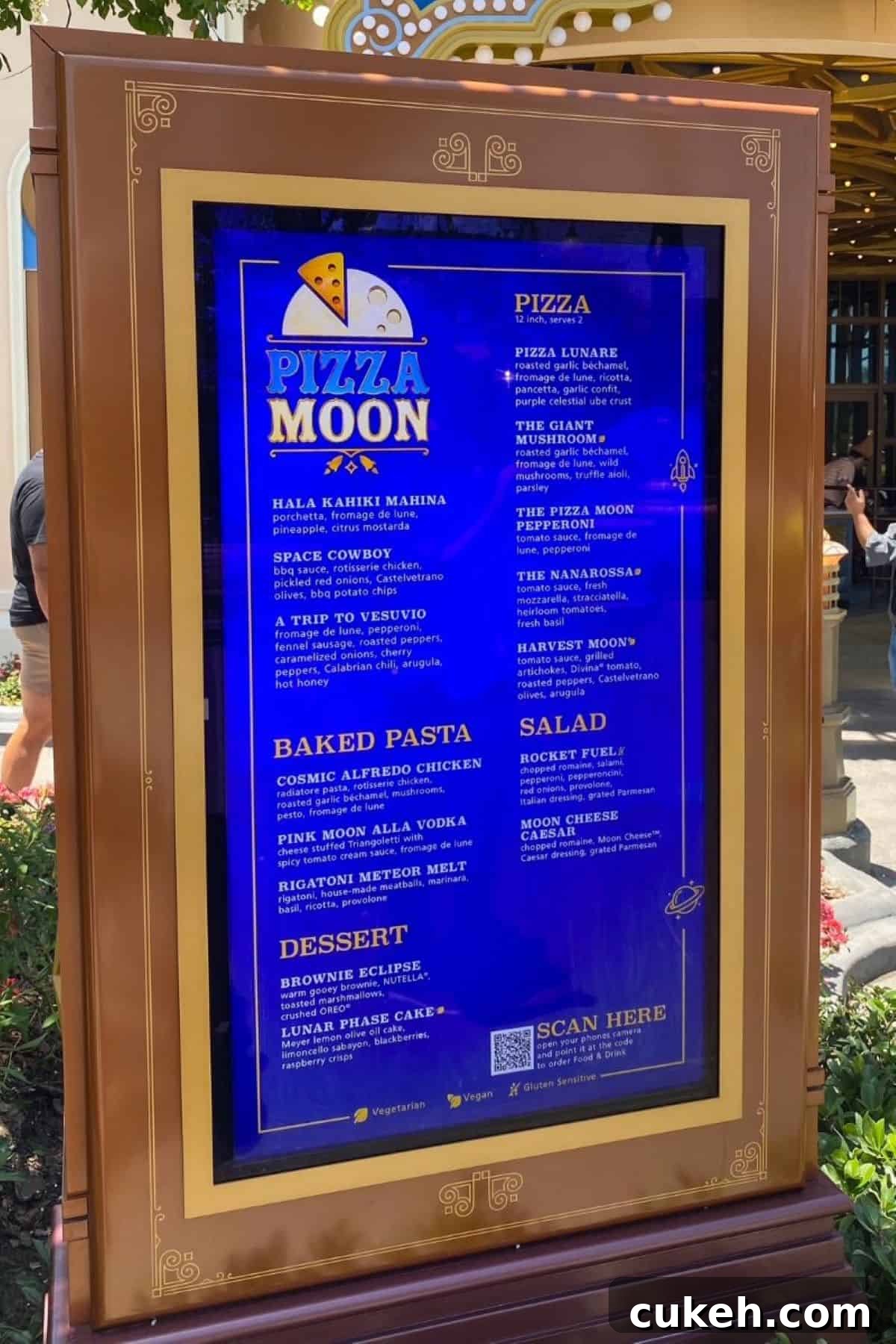 celestial park pizza moon menu