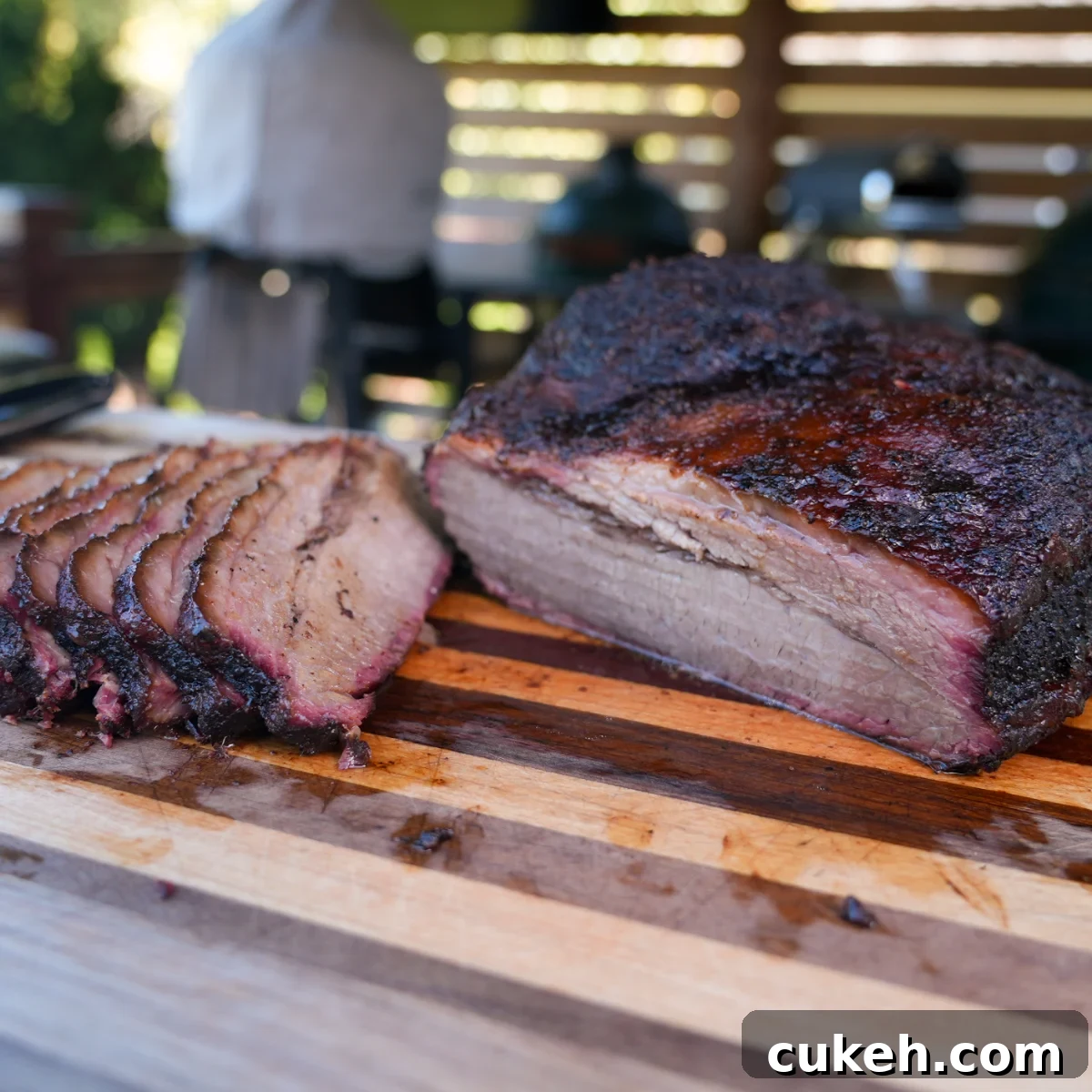 smoked brisket.