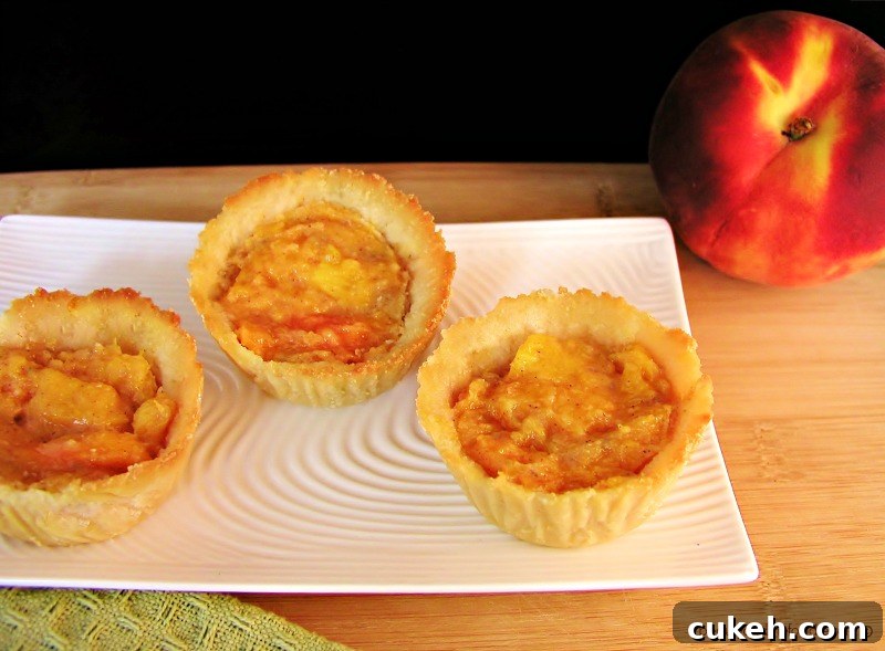 Peach Mini Pies- Paleo and Low Carb