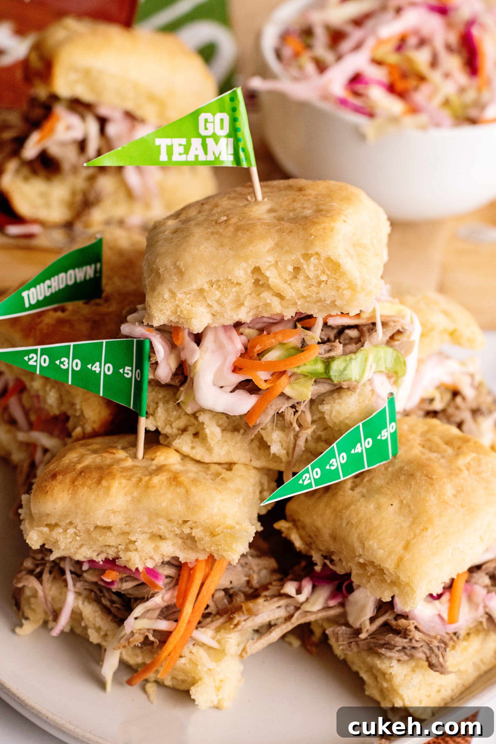 Pulled pork sliders