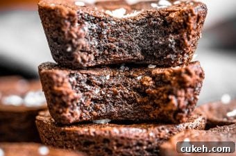 Salted Caramel Brownie Cups