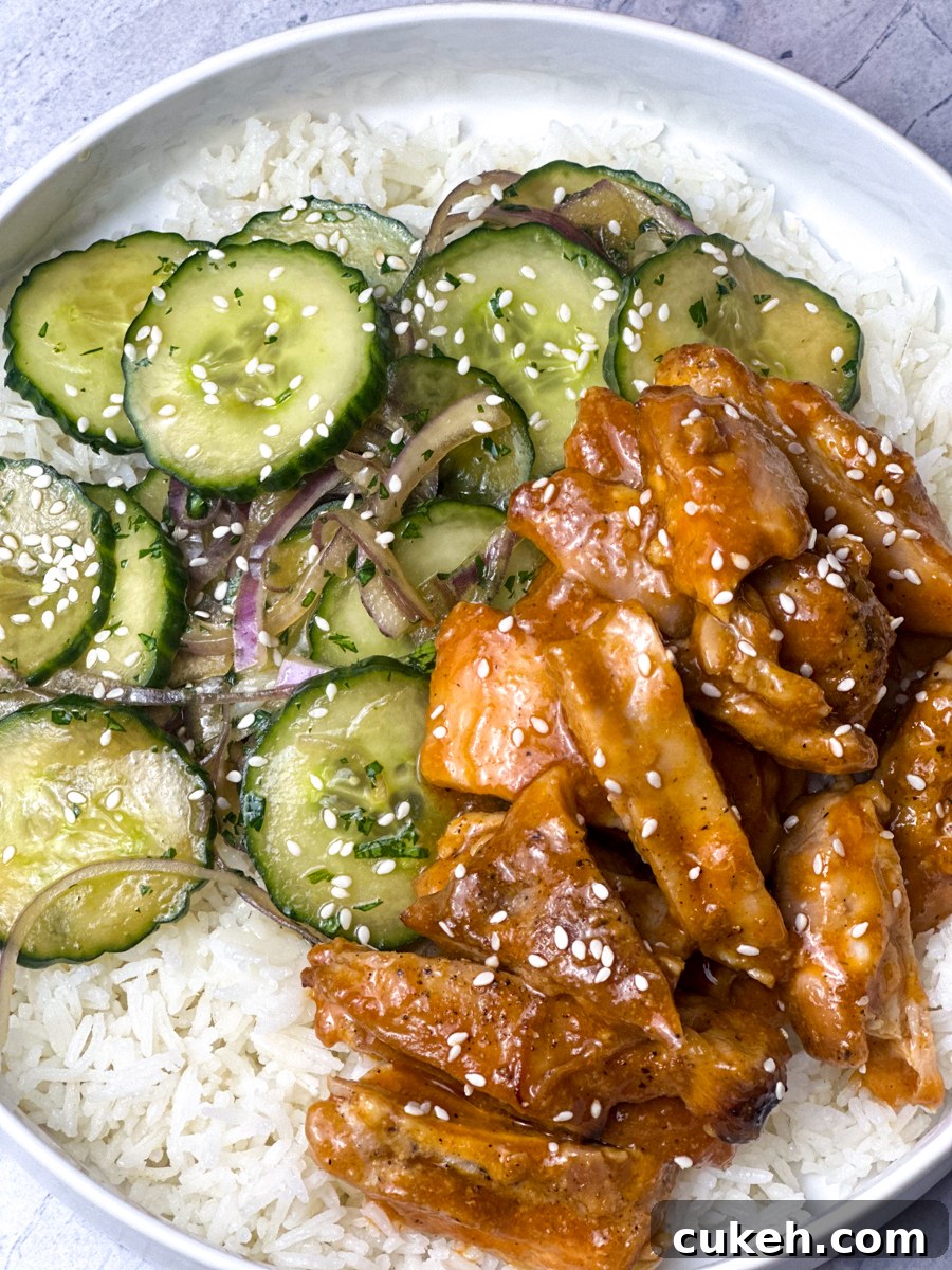 Spicy chicken bowl