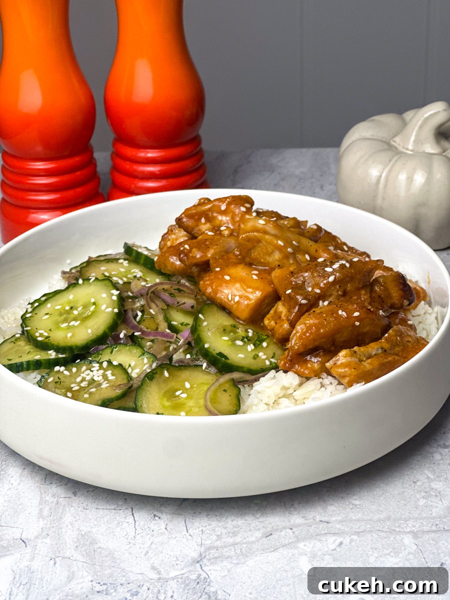 Spicy chicken bowl