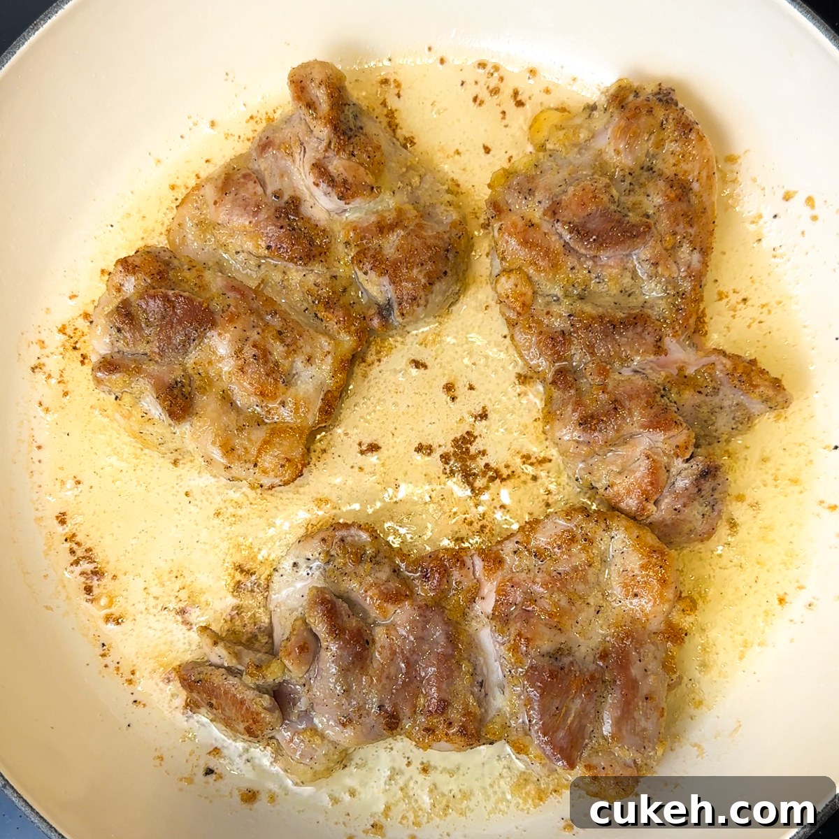 Fry the chicken & set aside!
