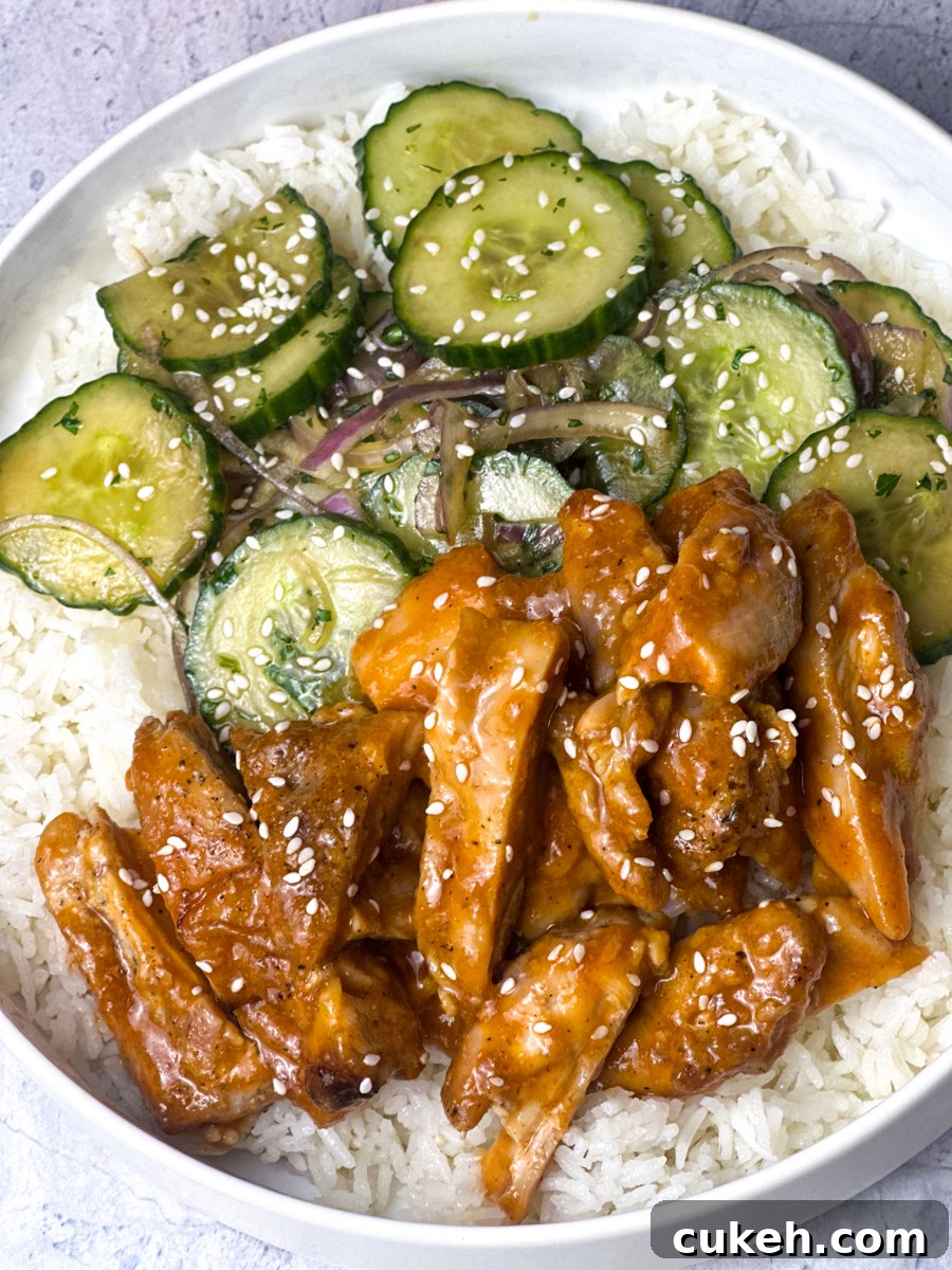 Spicy chicken bowl