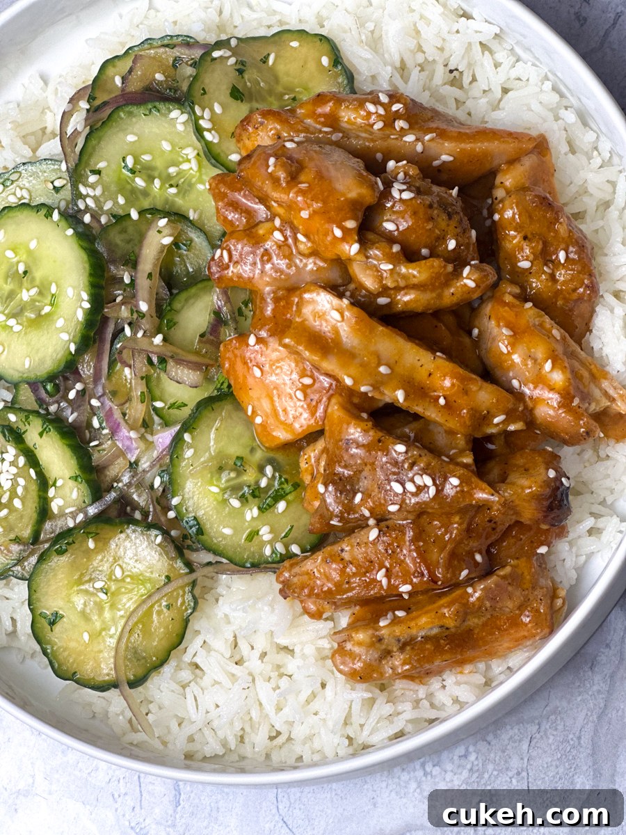 Spicy chicken bowl