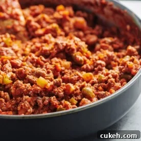 Pan of Turkey Picadillo.