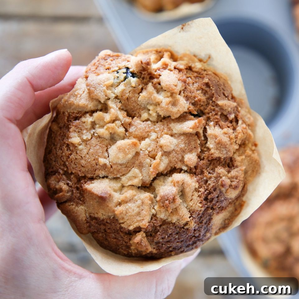 Giant Blueberry Muffins Recipe for Soft, Juicy Results 3 Jumbo Blueberry Muffins