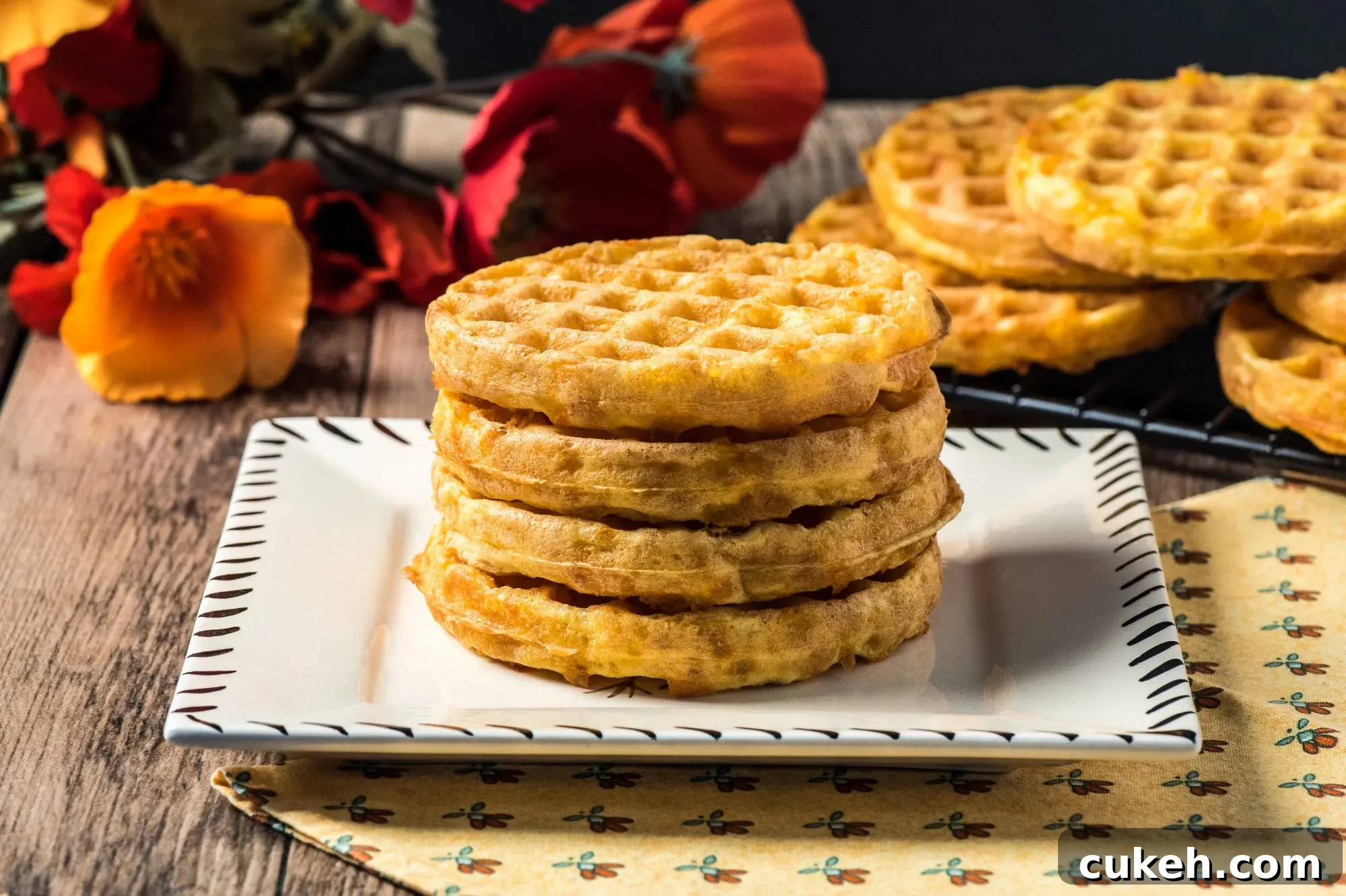 Chaffle closeup