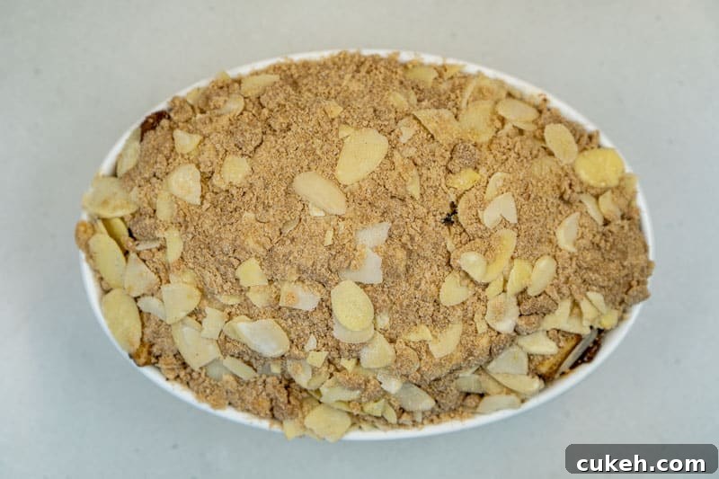 Assembling the crisp prior to baking