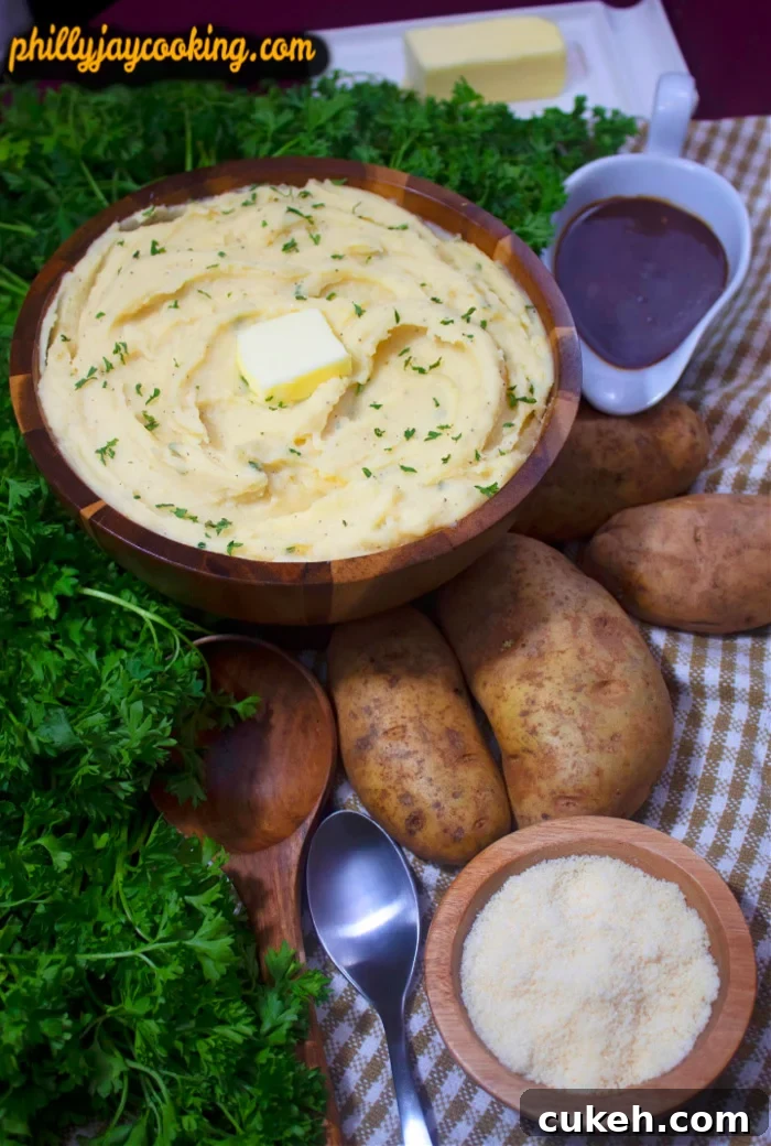 Creamy Garlic Mashed Potatoes