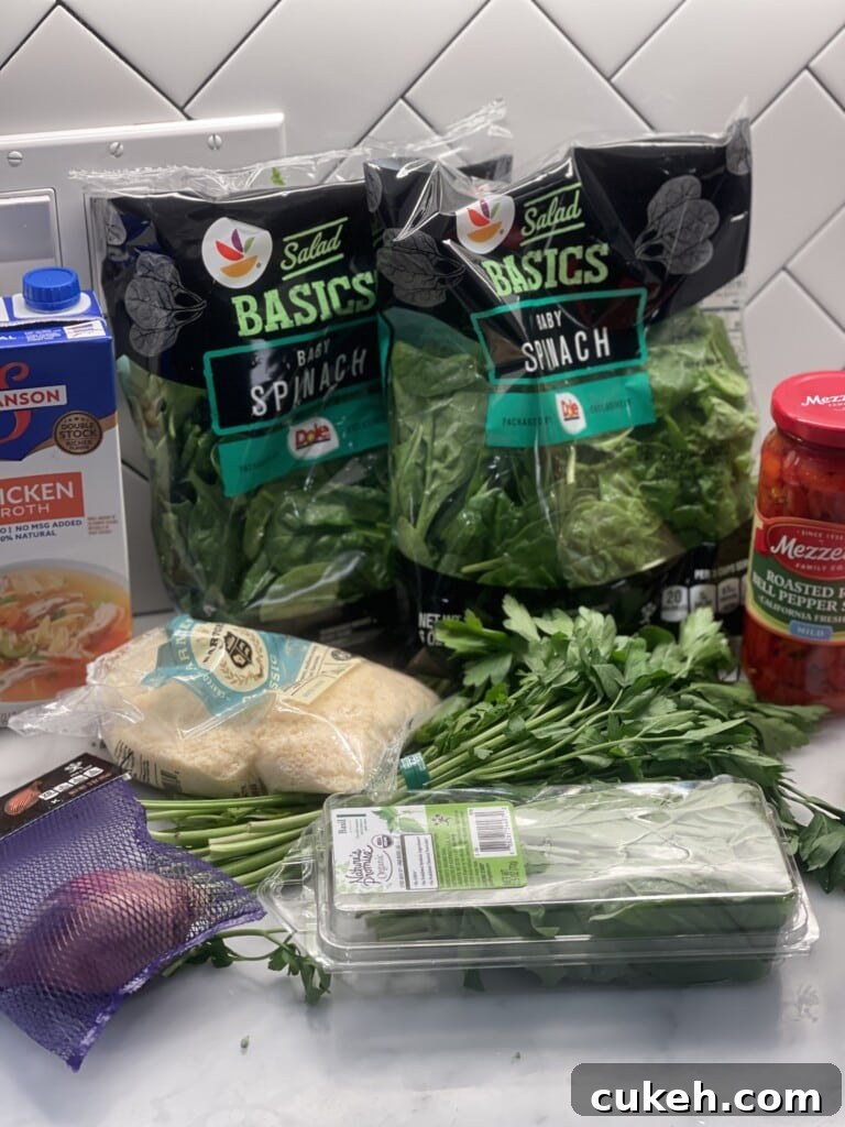 Ingredients in bowls