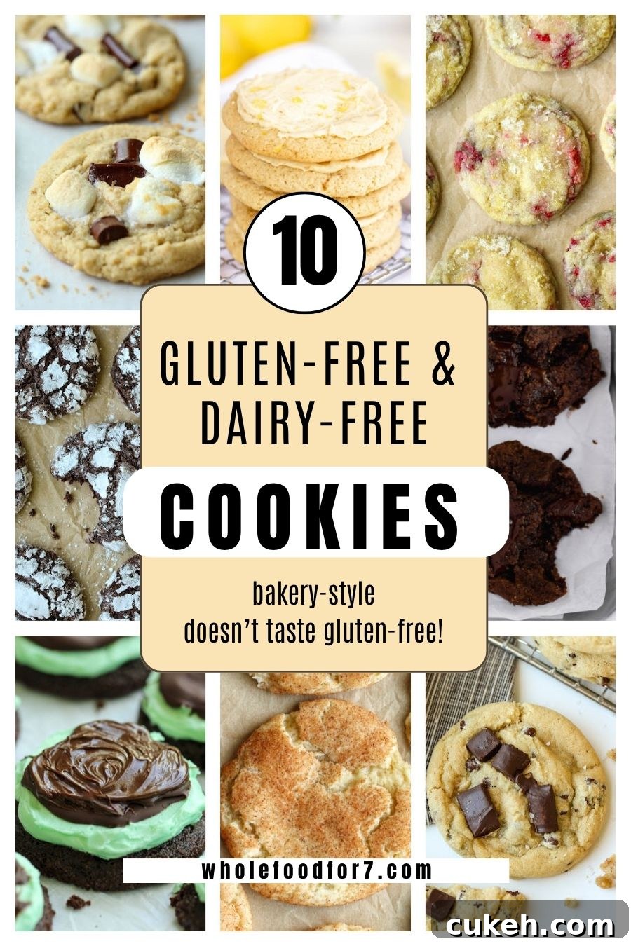 These 10 easy gluten-free dairy-free cookies are also nut-free, kid-approved, and freezer-friendly. No complicated techniques, no hard-to-find ingredients — just real cookies for real families. Perfect for allergy-friendly baking, school-safe treats, and stress-free meal prep. Finally cookies that work for everyone!