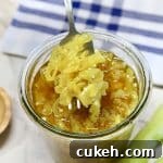 Jar of candied banana peppers.