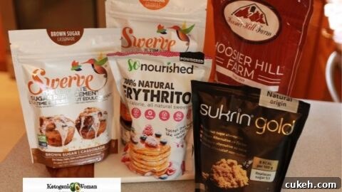 bags of Swerve, Allilose and so Nourished