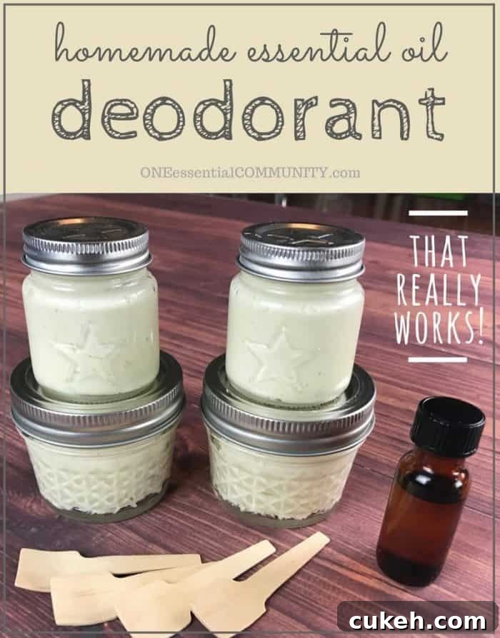 Finally, a homemade natural deodorant that really works! Stops the stink and keeps you smelling fresh.