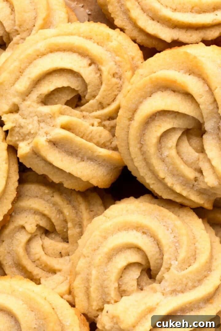 30-Minute Danish Gluten Free Butter Cookies on a tray