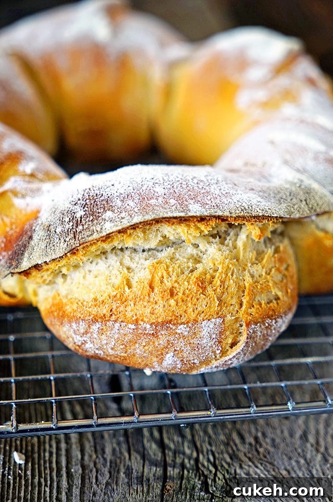 Sourdough Couronne Bread Recipe: Crispy Crust & Soft Crumb 7 Sourdough Couronne Bordelaise - Bordeaux-Style Crown Bread. www.keviniscooking.com